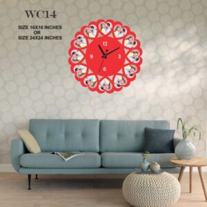 Wooden Wall Clock 14