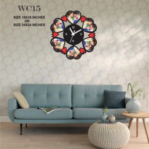 Wooden Wall Clock 15