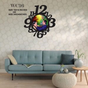 Wooden Wall Clock 16