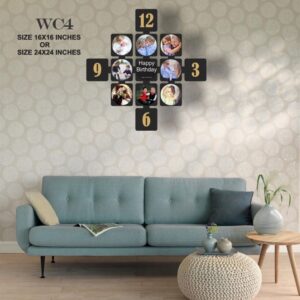 Wooden Wall Clock 04